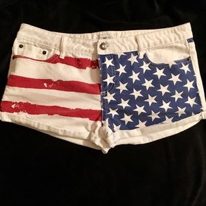 American flag shorts